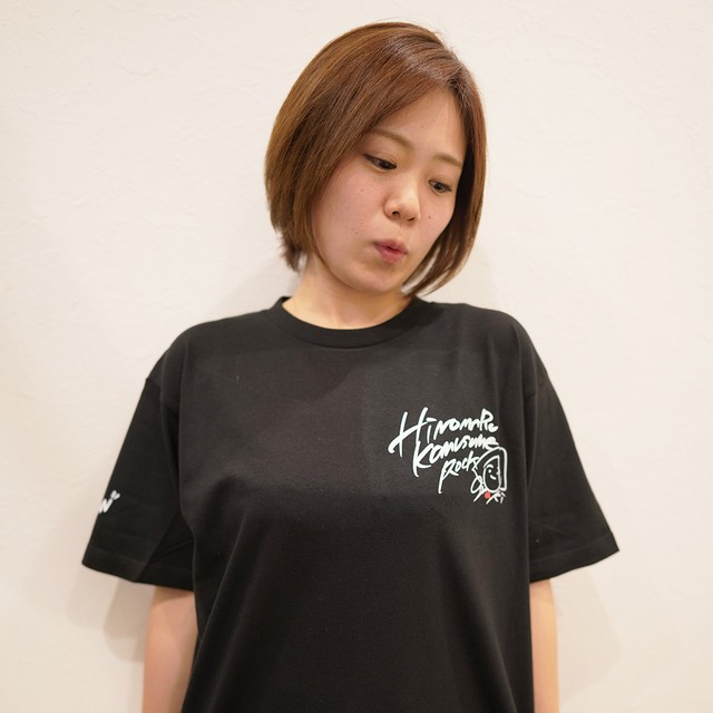 自筆イラストTシャツ(A-小娘ロック)