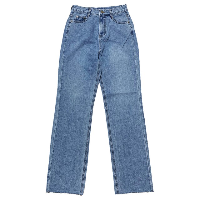 【Crudely Hommes】Drew's Straight Washed Denim