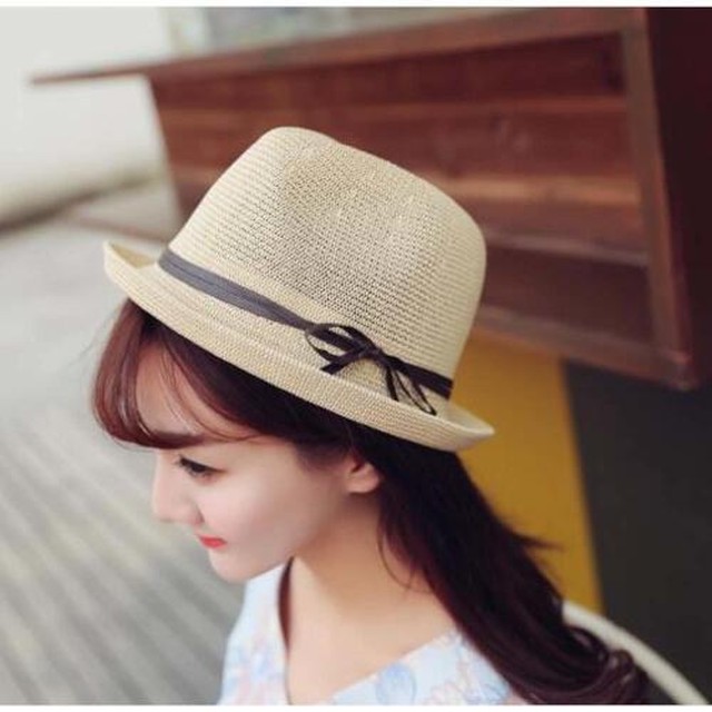 7色 Natural 帽子 レディース ハット 麦わら帽子 ペーパーハット リボン ストローハット Uv 紫外線対策 おしゃれ 大人 カジュアル 上品 ガーリー 小物 日焼け防止 デイリー 旅行 海 ビーチ デート まるの樹 Fashion