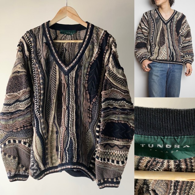 Tundra 3d ニットセーター Made In Canada 1127a45 Thrift Tokyo Tarock