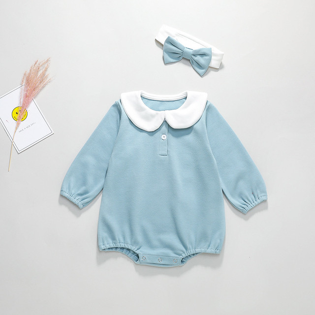 即納 襟付きロンパース Che Re Ange