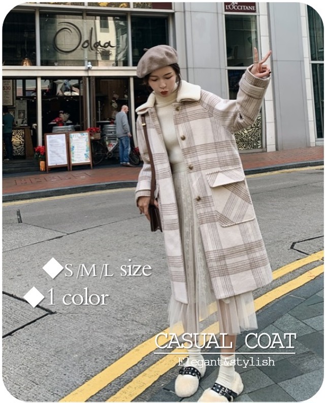 チェスターコート アウター レディース おしゃれ チェック柄 ロング丈 きれいめ オフィスカジュアル 大人女子 お呼ばれ 通勤 秋冬 大人女子 トレンド パーティ 結婚式 代 30代 40代 An Allure