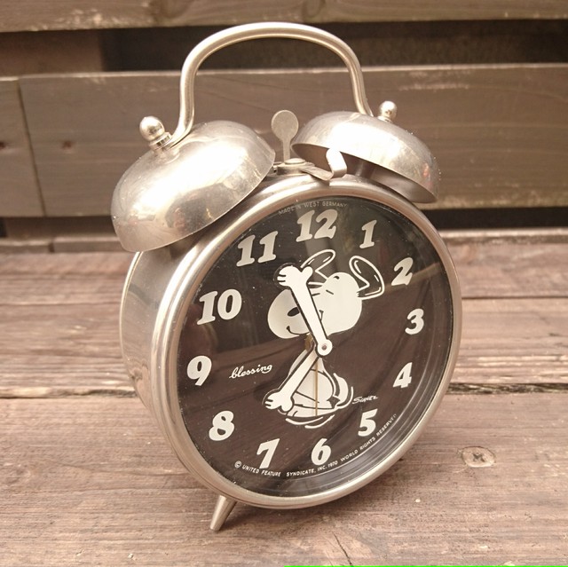 70s スヌーピー 目覚まし時計 Beach Side Vintage