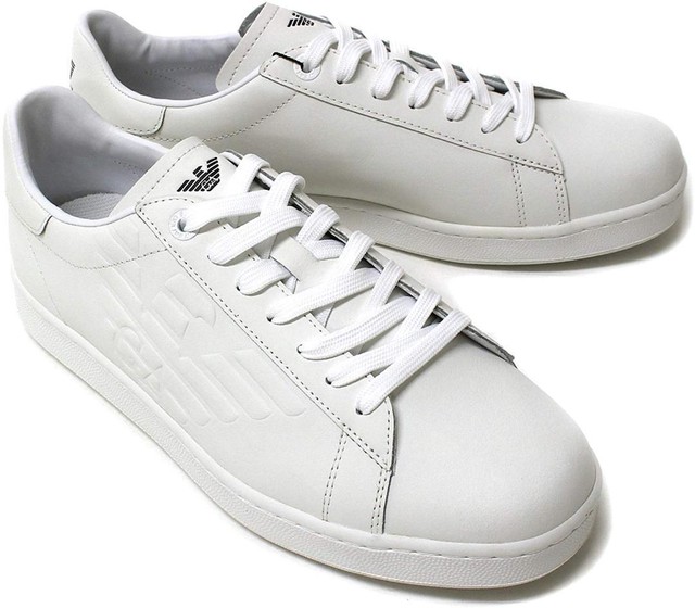 エンポリオ アルマーニ Emporio Armani Ea7 メンズ スニーカー 靴 ホワイト 白 26 0 Us 8 Tenholes1