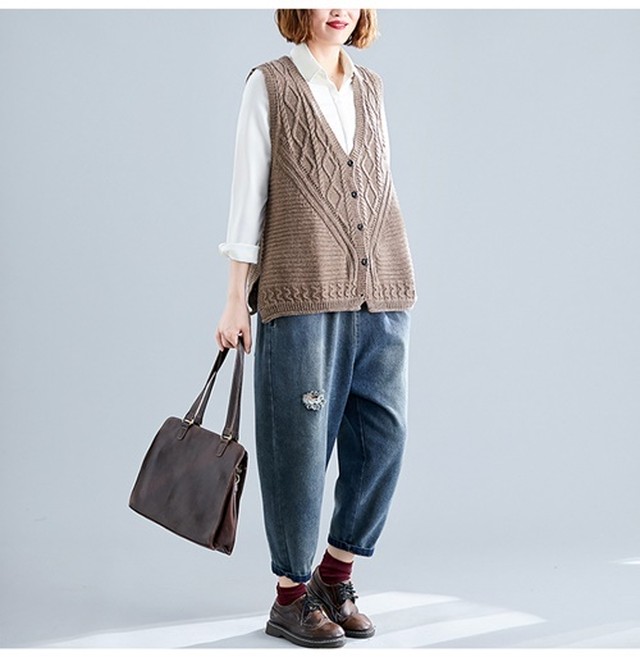 年 秋冬 新作 ニットベスト ニットカーディガン セーター ベスト ニットベスト ベスト Vネック ノースリーブ レディース トップス 無地 重ね着 レイヤード 無地 女子会 カジュアル お出掛け 大人女子 大人可愛い 上品 きれいめ モード シンプル ラフ かっこいい