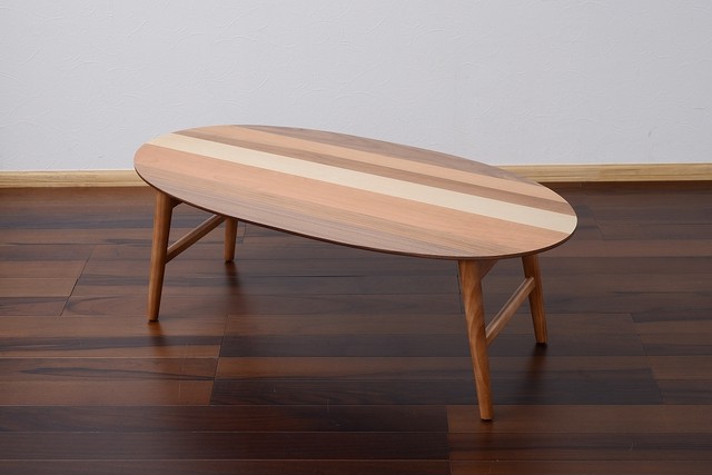 Oval / Nordic Low Table / 北欧ナチュラルスタイル オーバル 北欧 ローテーブル