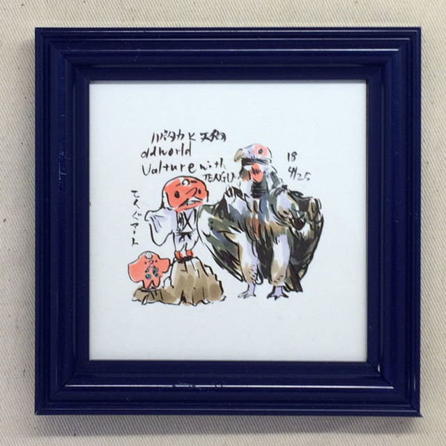 手書きイラスト原画 Tengulunker Shop Tengart