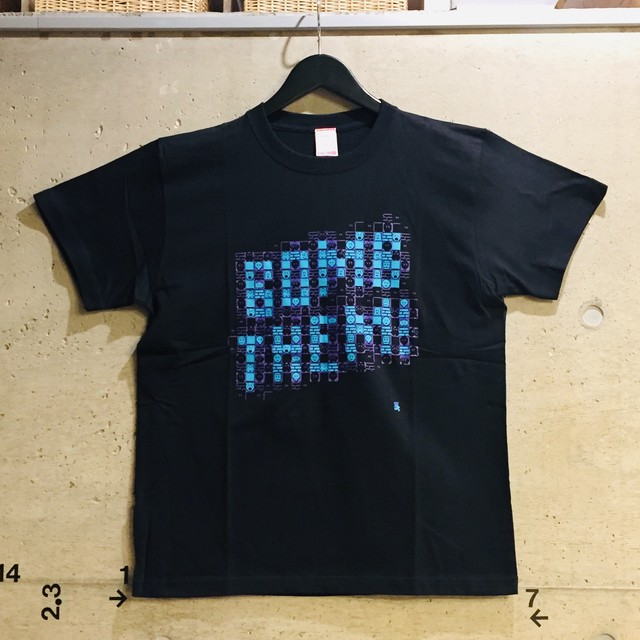 ボンバーマン Tシャツ ( ブラック × ブルー ) / VIDEO GAME TOKYO