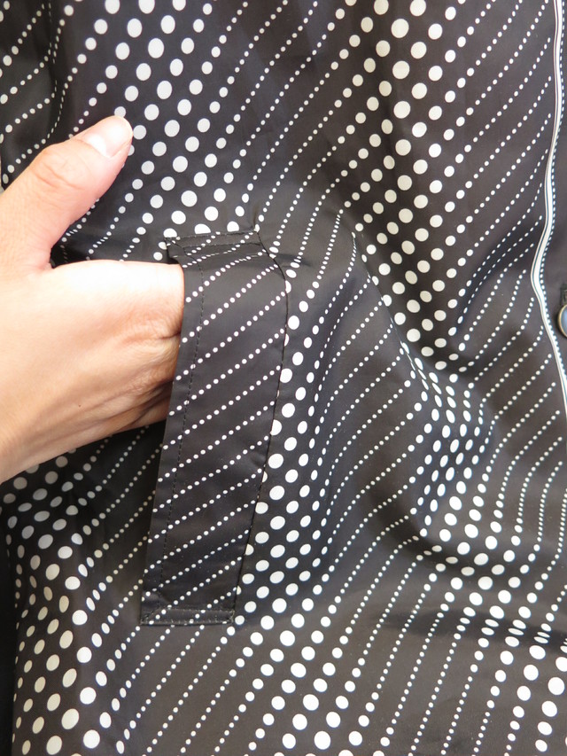 ドット柄ポリエステルワンピース黒 古着レトロヴィンテージ80s Oldop Jp 国内循環古着屋ワンピース支店