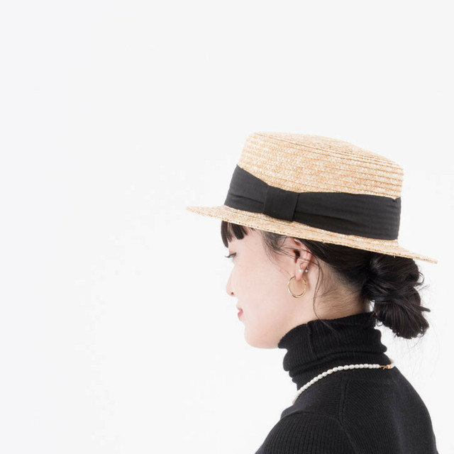 レディス カンカン帽 ナチュラル Petit Bonheur 韓国ベビー服 韓国子供服 アクセサリーのセレクトショップ