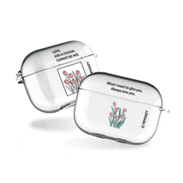 Try Cozy Airpods Airpodsproケース イヤホンケース エアーポッズプロ エアーポッズ クリア 透明 Pc ハードケース 韓国 韓流 雑貨 イラスト 手描き 英字 メッセージ フラワー ガーリー チューリップ Sti 317 Hanholic Jp Iphoneケース スマホアクセサリー 輸入雑貨