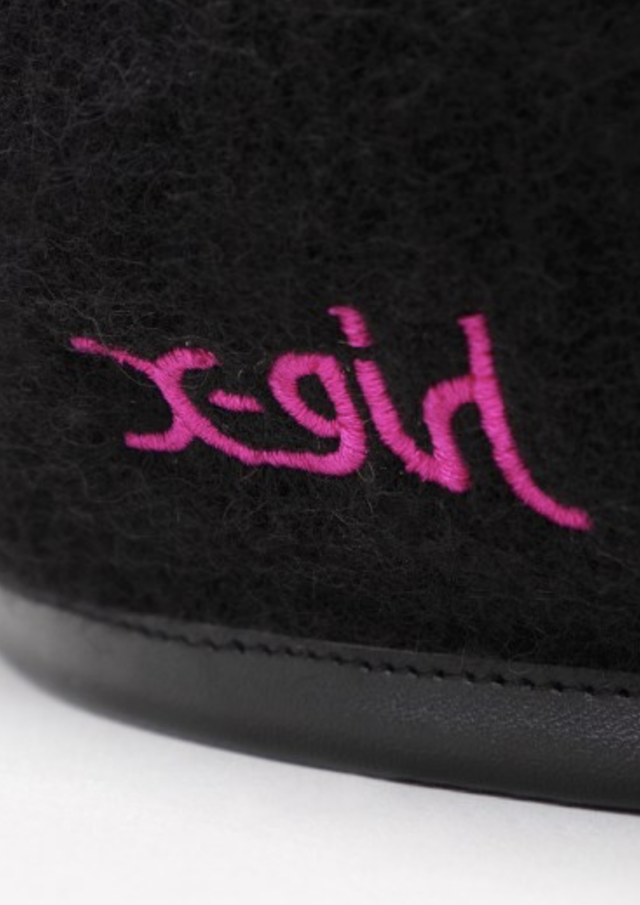 X Girl Mills Logo Piping Wool Beret 刺繍ロゴ ベレー帽 Xgirl Xg エックスガール Inception