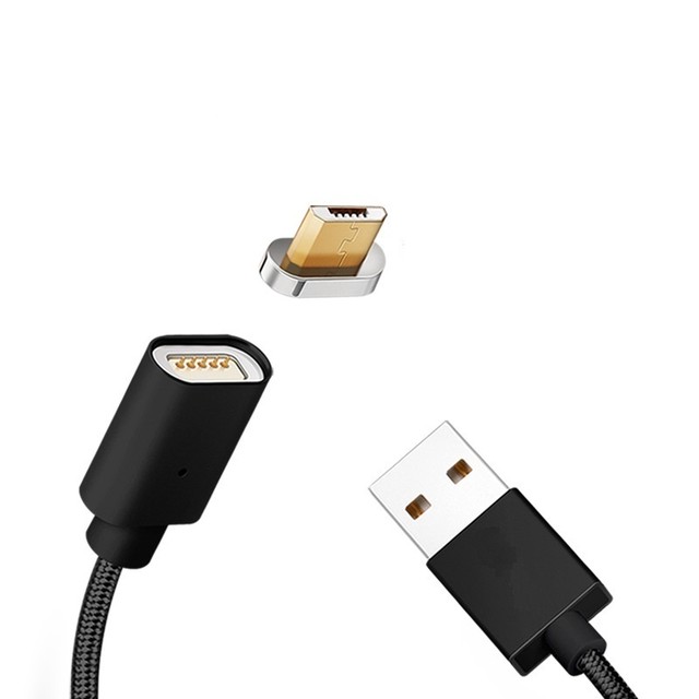 Micro Usb マグネット式 充電ケーブル Android マイクロ充電器 Huawei Xperia アンドロイド機種 急速充電 スマホ 充電器 耐久性 データ転送 2 4a 1m X Rainbow