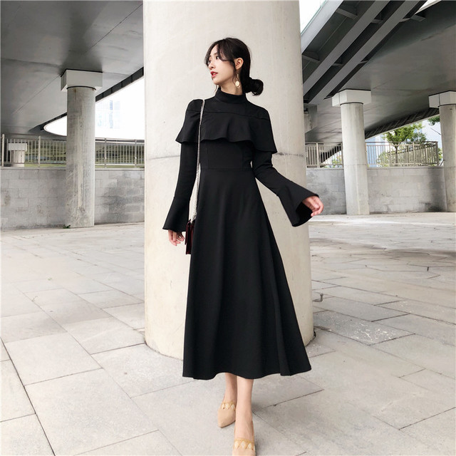 優雅 黒い ワンピース 通販 - 最高の日本ファッションスタイル