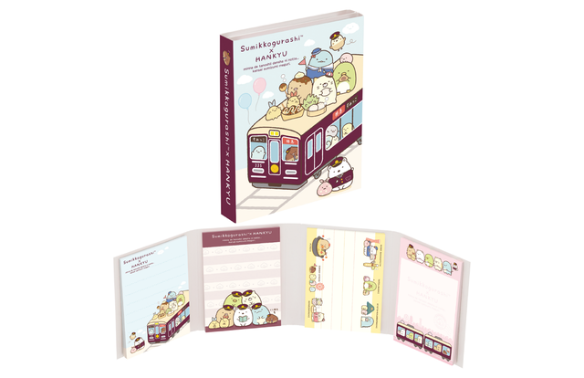 阪急電車×すみっコぐらし パタパタメモ(側面柄)