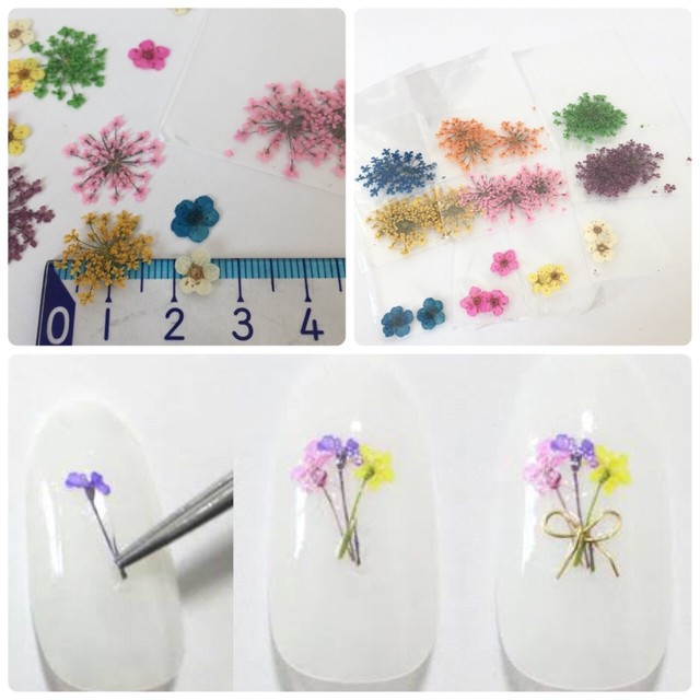 押し花 小花 セット ネイル アート レジン 封入 E Nail