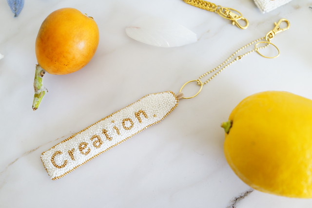 【刺繍キーアクセサリー】 "Creation."
