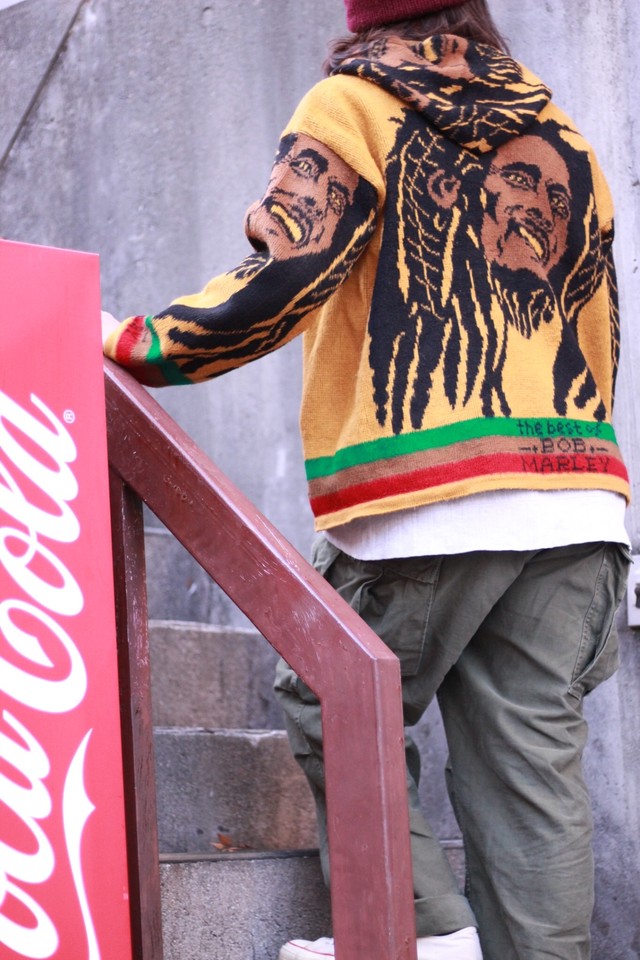 Bob Marley Zip Up Knit Parka Pinnacle