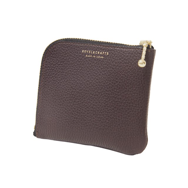 L ZIP PURSE BURGUNDY