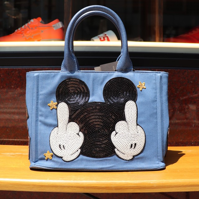 Cielo Velita シエロ ベリータ スパンコールワッペントートバッグ Mickey Bag デニム バッグ Brillante ブリランテ