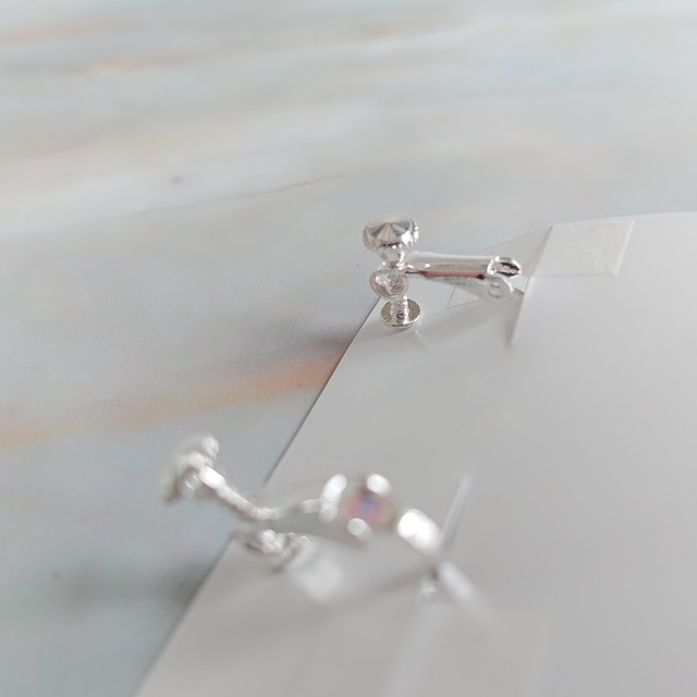 Wa Ta Ku Shi 透明の果実イヤリング Zou Yilu ゾウ イールゥ