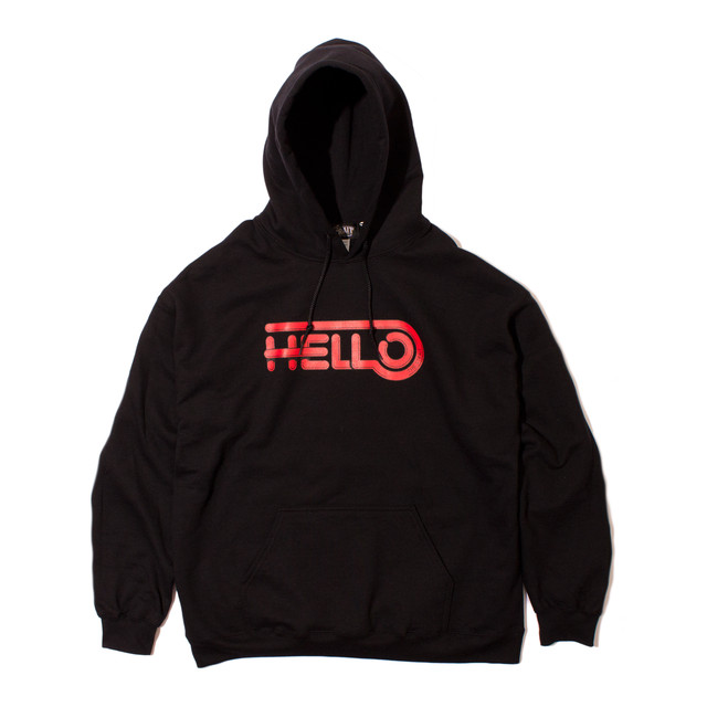 HELLO HOODIE #BLACK