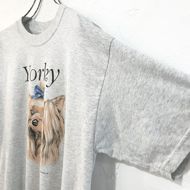 待望の再入荷 希少 90s ヨークシャーテリア Tシャツ ドッグ 犬 Tシャツ 激レア 水色 人気商品再入荷 Www Proviaggiarchitettura Com