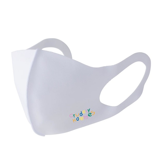 【Crudely Hommes】Rainbow Logo Washable Mask