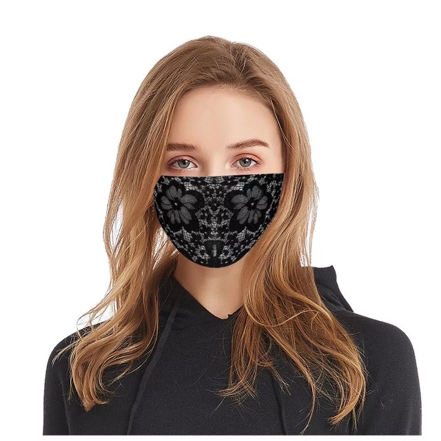 お取り寄せ商品 10枚セット マスク ファッションマスク レディース 大人用 綿 洗えるマスク レース おしゃれ Candy Melts