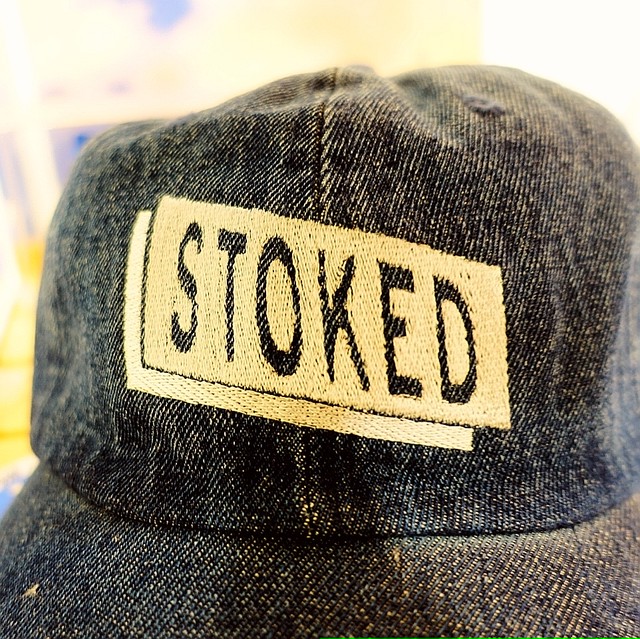ハワイ直輸入 レインボードライブイン キャップ デニム Stoked ユニセックス レディース メンズ 帽子 Whatsupkobe