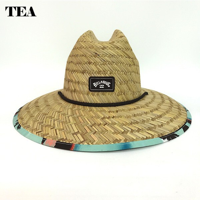 Ba011 924 ビラボン メンズ 人気 ブランド ストローハット 麦わら帽子 帽子 夏 海 山 紐付き 南国風 プレゼント ギフト Billabong Tides Print Hat Beachdays Okinawa