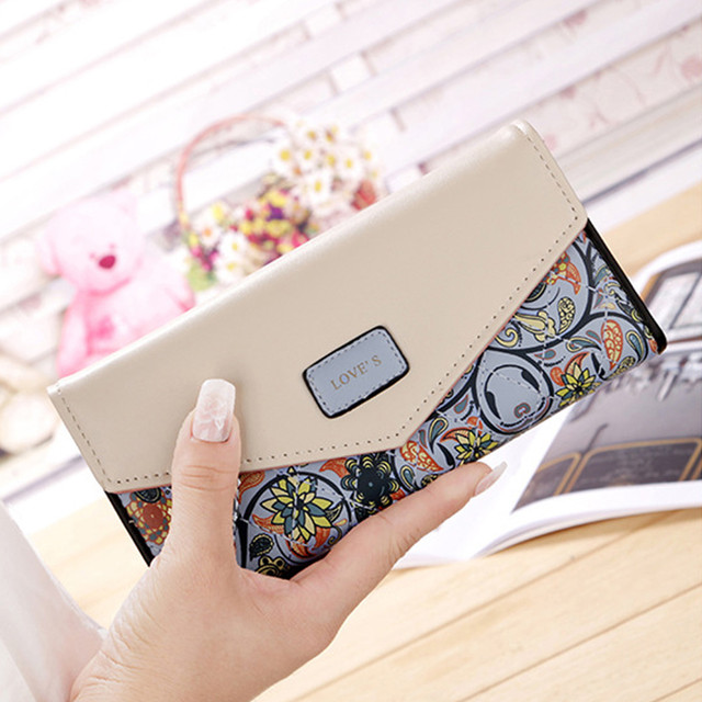 財布 レディース 長財布 ロングウォレット レザー ウォレット 多機能 花柄 かわいい カード クラッチバッグ Infini Arc En Ciel