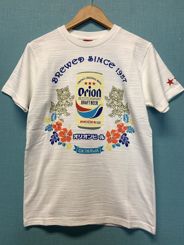 オリオンビール トライバルシーサーtシャツ 沖縄 Flat