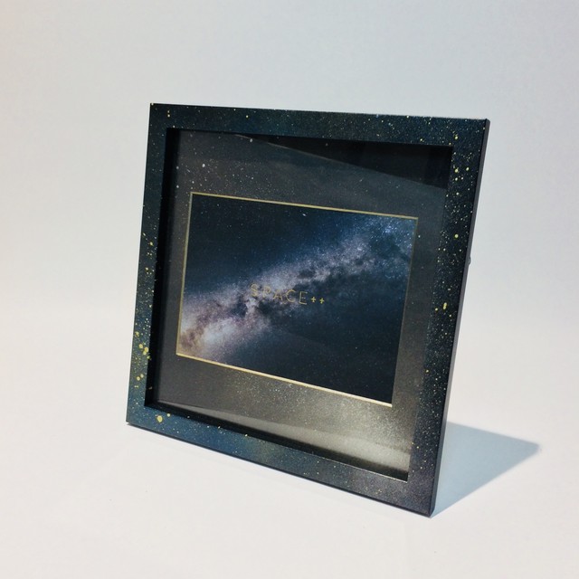 Galaxy Photo Frame Large Size 銀河柄フォトフレーム 2l判サイズ Space