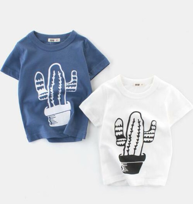 おしゃれサボテンtシャツ 2019年新作 子供服 子供シャツ キッズ