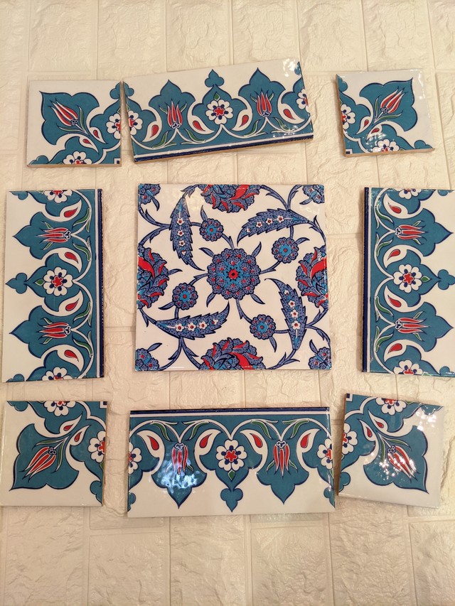 Aフレーム角トルコタイル 10 10 Zakurotokyo