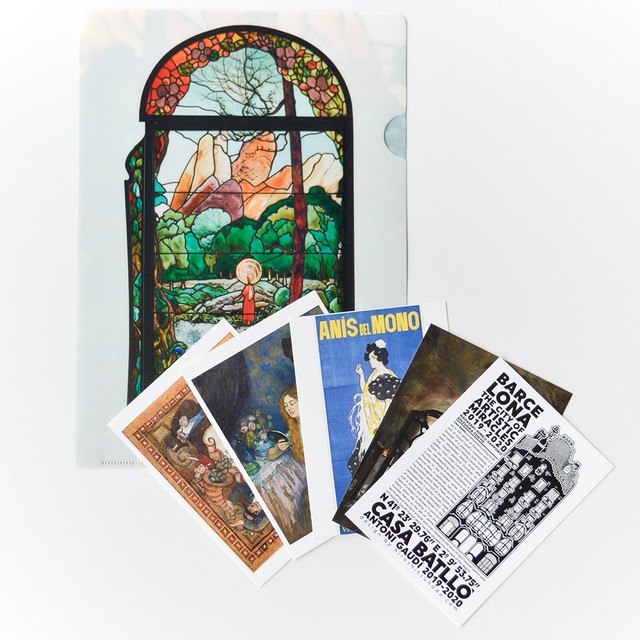 奇蹟の芸術都市 バルセロナ 展 クリアファイル ポストカード5枚セットc Curators Online Shop