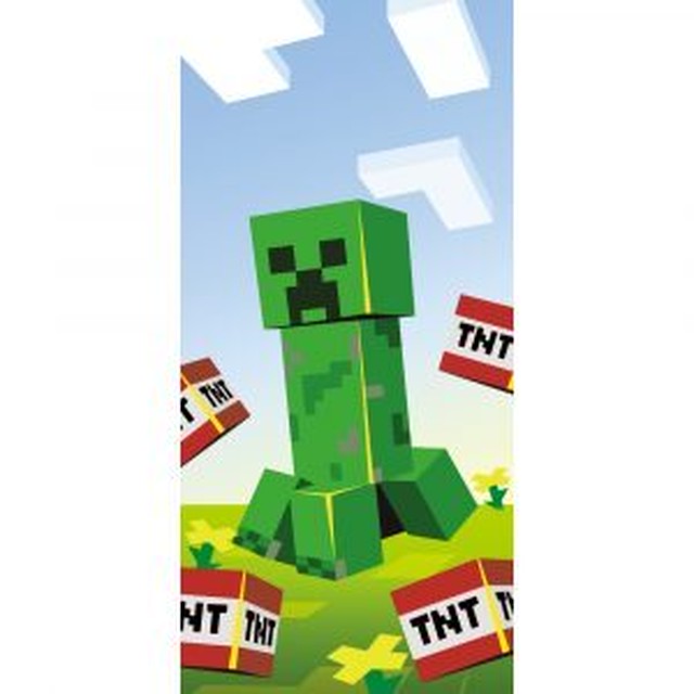 クリーパー TNT バスタオル(ビーチタオル) マインクラフト / インフォレンズ