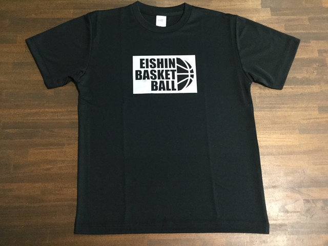 デザインサンプル 盈進男子ミニバスケットボールスポーツ少年団 U12 男子 保護者tシャツ Hoopnsk