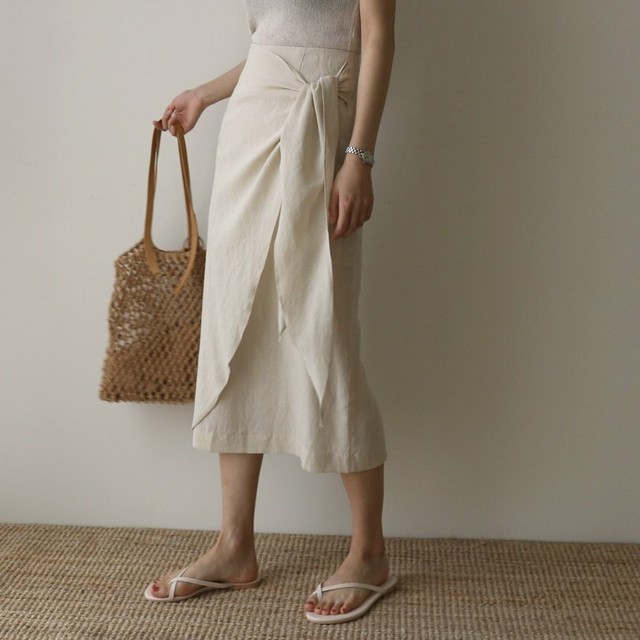 リネンラップスカート Theme