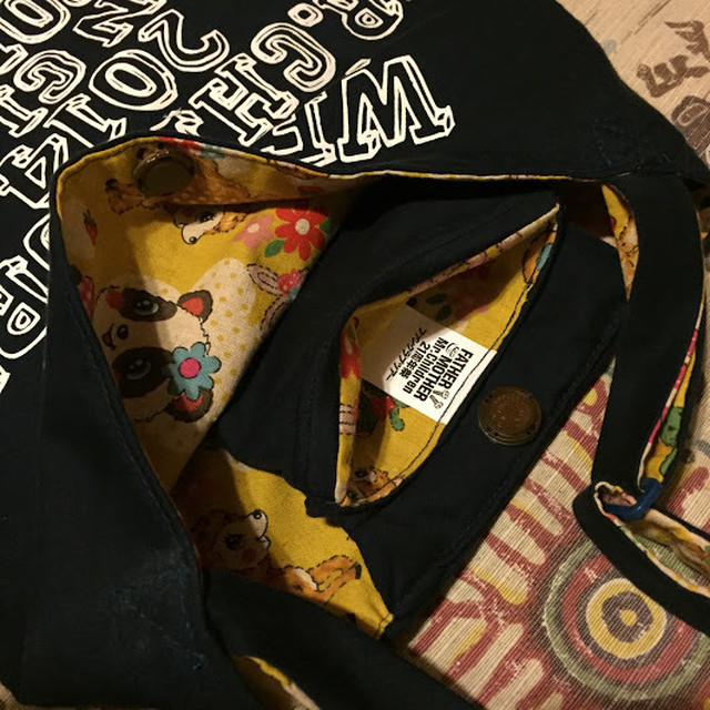 受注生産 オーダー品 Tシャツリメイクショルダーバッグ ウィヴァネストペンギン