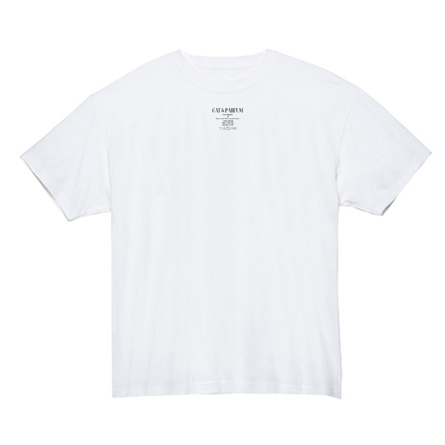 【Cat & Parfum】Quality Label Tag Tee