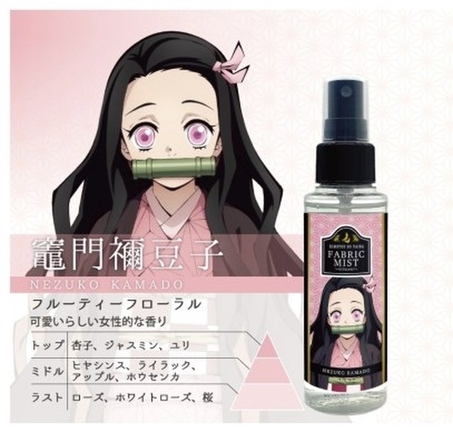 公式グッズ 鬼滅の刃 ファブリックミスト 竈門禰豆子 Rejina