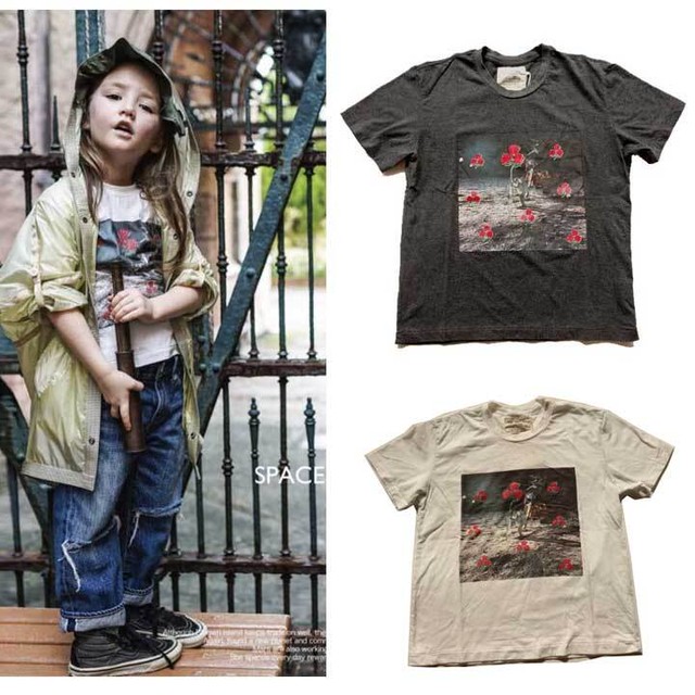 送料無料 Go To Hollywood ゴートゥーハリウッド ビンテージテンジク 宇宙と花 Tee 01 150 02 160cm ジュニア レディース ゴートゥハリウッド Go To Hollywood Gth デニム ダンガリー トップス Tシャツ 半袖 409 Kidspocket