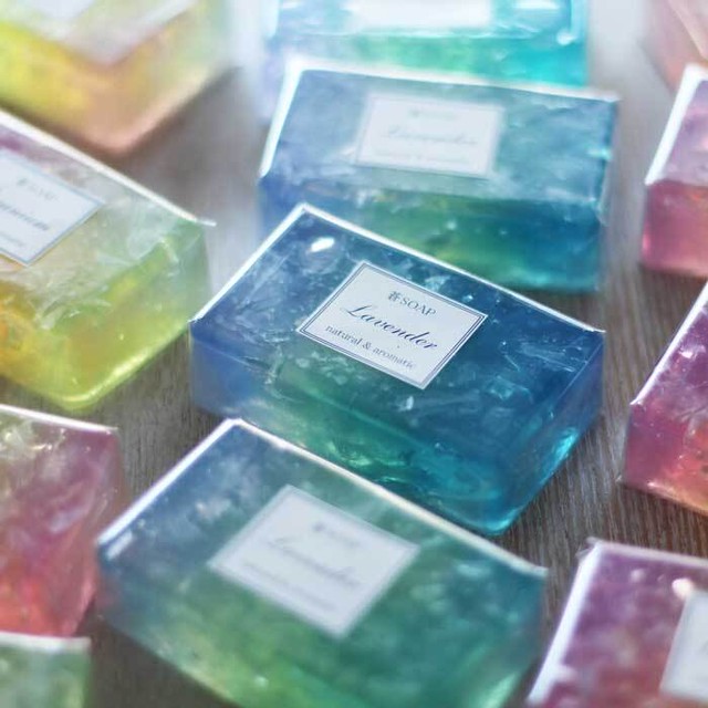 蒼soap 化粧石鹸 ラベンダー ゼラニウム オレンジの３種類 手づくり石けんの店ツクツク Natural蒼