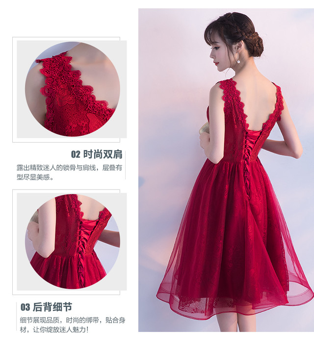 春の最新作 送料無料 Gepur 新作 イブニング スカーレットドレス 赤黒 予約販売品 Watermillion Com