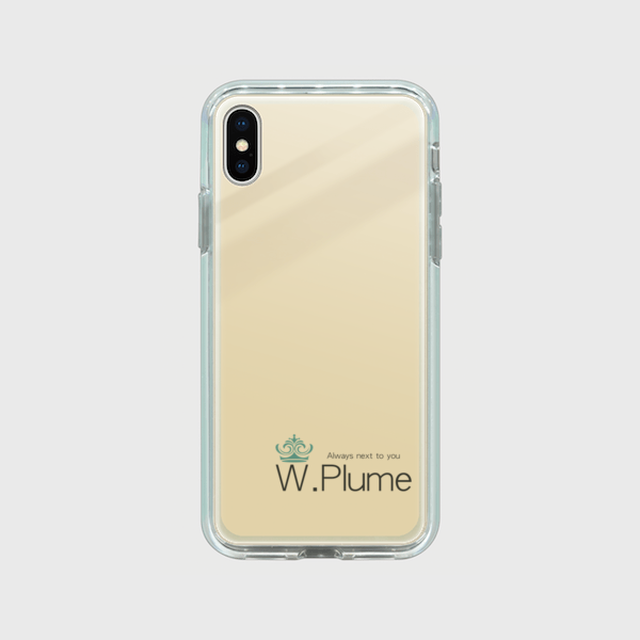 Iphonex Xs Goldミラーケース W Plume