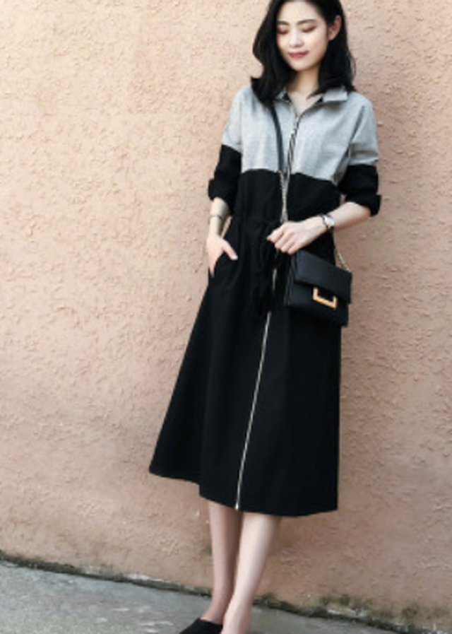 春 夏 レディース ワンピース シャツワンピース ジャージワンピース ロングワンピース ゆったり 大きいサイズ 体型カバー Say 105 Laturecute