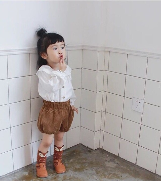 ベビー かぼちゃパンツ コーデュロイ 韓国 子供服 全3色 Dyh海外子供用品