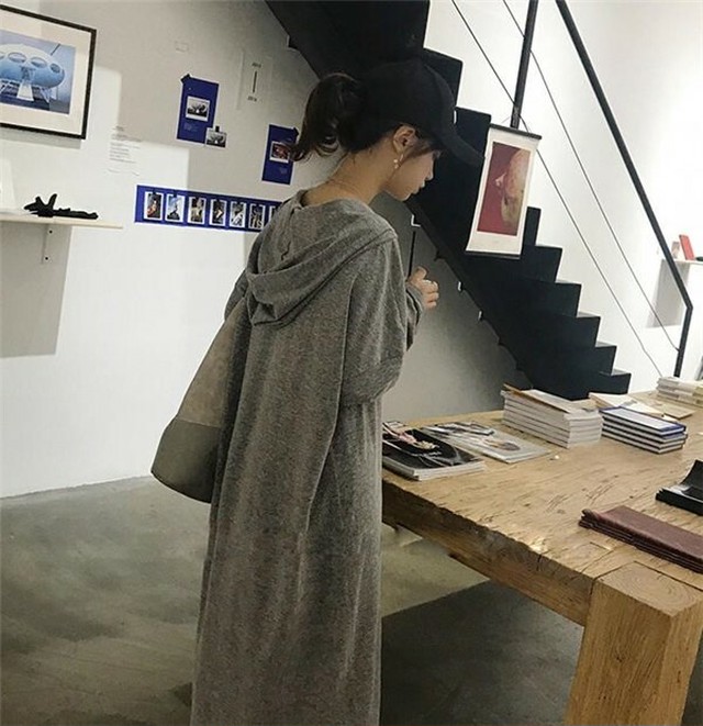 送料無料 パーカーワンピース ロングパーカー 長袖 フード付 レディース 長袖 ロング マキシ丈パーカーワンピース スエット スウェット ルームウエア 部屋着 Primarc